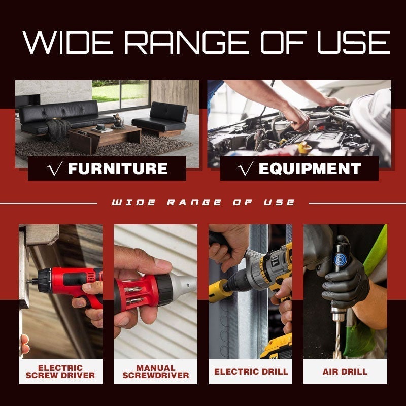 S2 Stahl Magnetischer Sechskant Bohrer Set