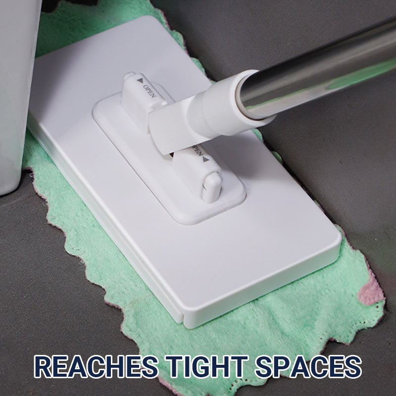 💥 LETZTER TAG! 50% RABATT 💥 Einweg-Staubmopp mit 4 wiederverwendbaren Bezügen 🧹✨