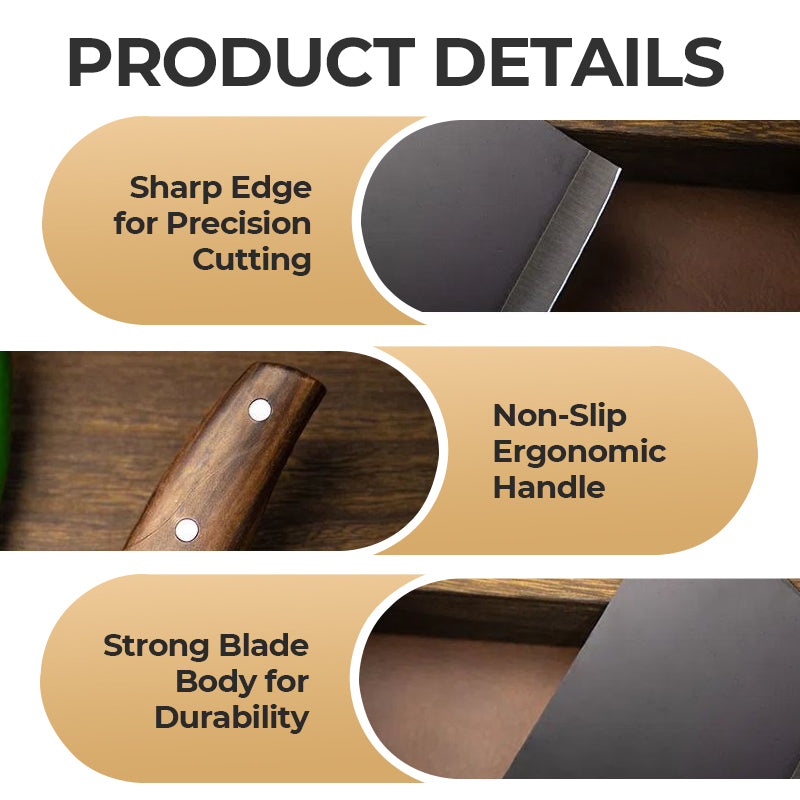✨ Professionelles Küchenmesser mit 15° V-Schliff – Härtebehandelt, ergonomisch & antihaft! Perfekt für präzises Schneiden, Würfeln & Hacken. Jetzt mit 30-Tage-Geld-zurück-Garantie