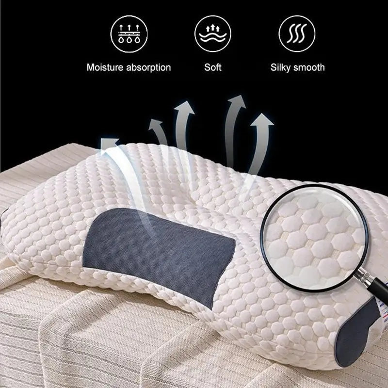 🔥🔥Antibakterielles Nacken-Massagekissen mit orthopädischer Stütze & Schlafunterstützung (Angebot: 50% Rabatt)