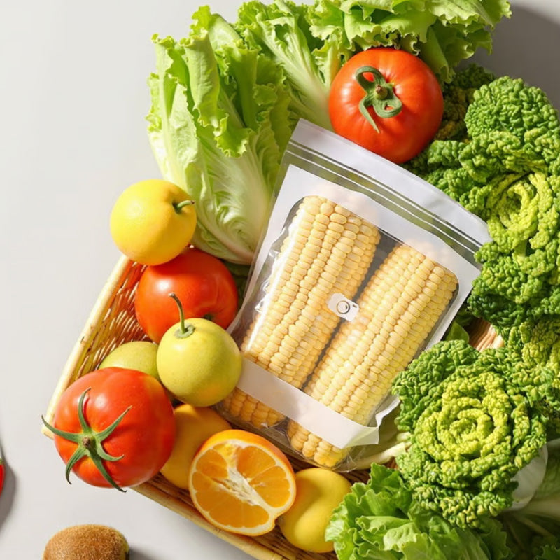 Transparente, lebensmittelechte, verstärkte Beutel mit doppelter Versiegelung