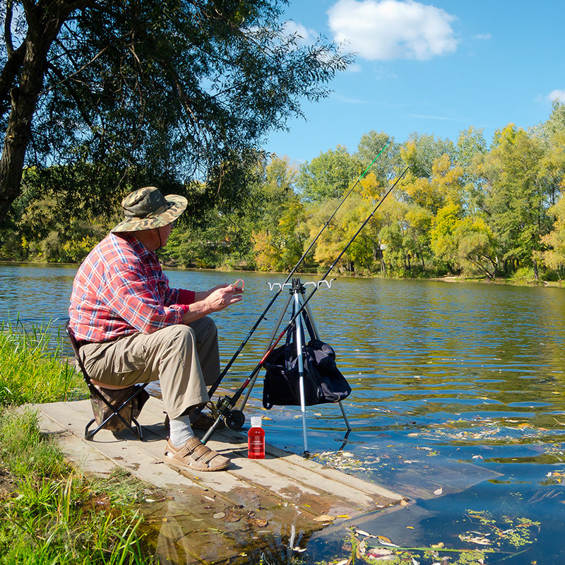 Konzentrierter Universal-Flüssigköder mit Rotwurm – Lockmittel für Angler