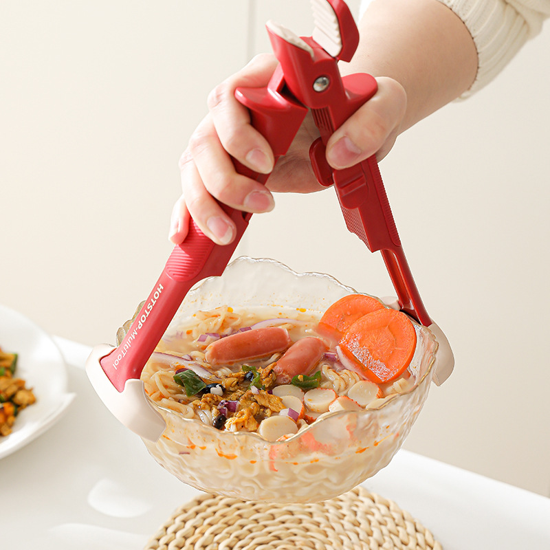 Multifunktionaler Schalenhalter mit Verbrühschutz