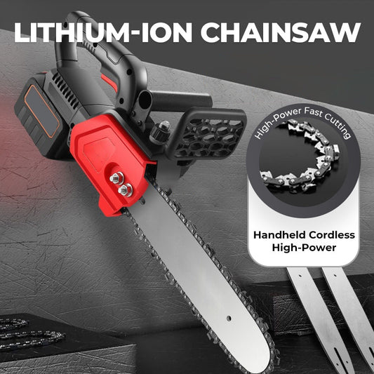 💥Bestseller wieder auf Lager! 🔥Kabellose Hochleistungs-Lithium-Akku-Kettensäge – 🎁Zeitlich begrenztes Geschenk-Werkzeugset!