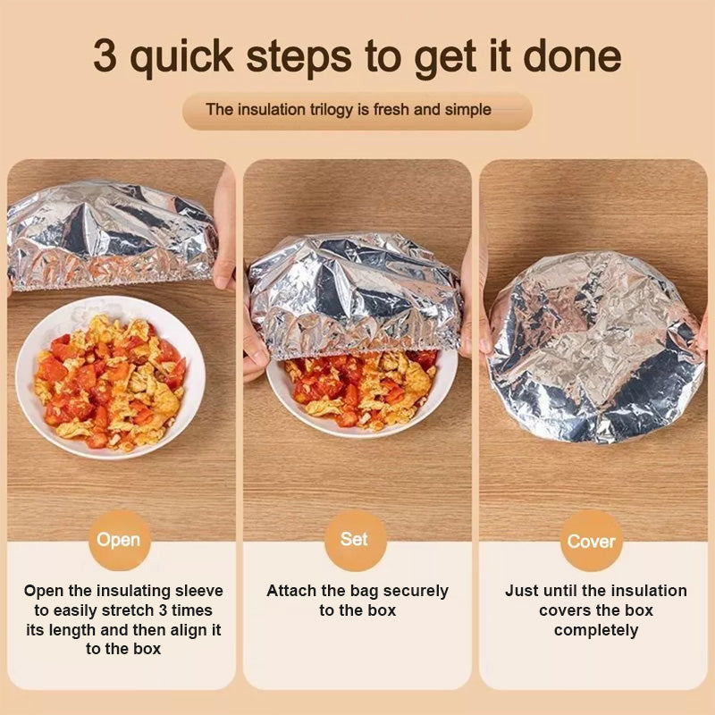 🏆Isolierdeckel aus Aluminiumfolie🌿✨