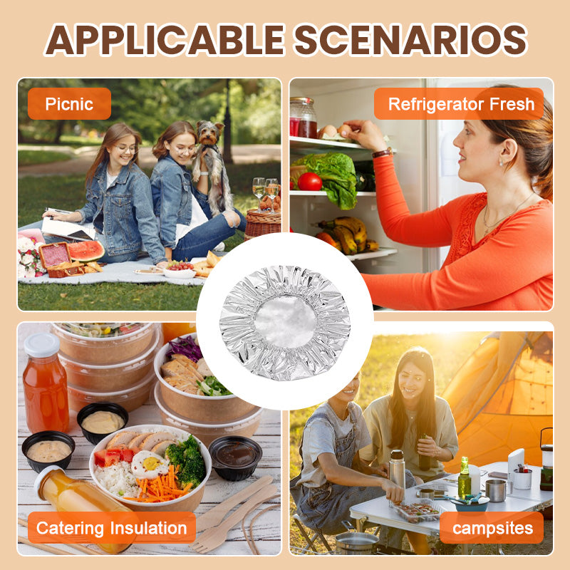 🏆Isolierdeckel aus Aluminiumfolie🌿✨