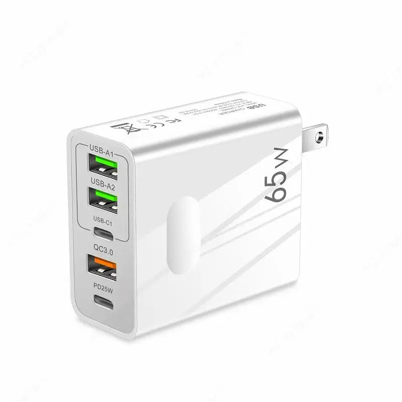 [Praktisches Geschenk] 65W Schnellladegerät mit mehreren Anschlüssen