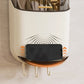 Wandmontierter multifunktionaler Stäbchenhalter mit Abtropfbehälter