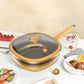 🔥 50 % RABATT! 🍳✨ Antihaft-Topf aus Titanlegierung, 12 Zoll, mit Deckel 🍲💫