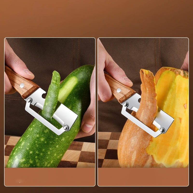🥕 2 KAUFEN, 1 GRATIS! ✨ Multifunktionaler Gemüseschäler für die Küche – Edelstahl, ergonomischer Griff & perfekt für Obst und Gemüse 🔪