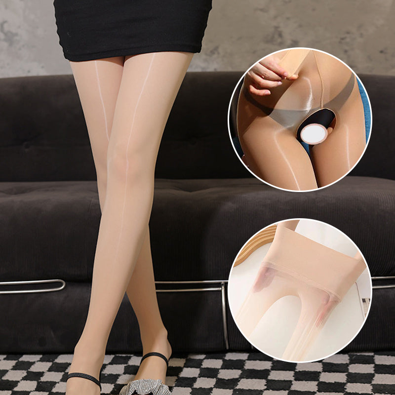 ✨LETZTER TAG – KAUF 1 ERHALTE 1 GRATIS✨Damen Strumpfhose mit hohem Bund und transparenter Optik
