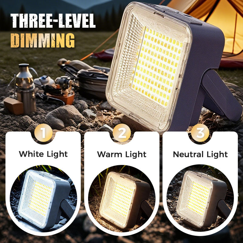 Tragbare, wasserdichte Solar-Campinglampe