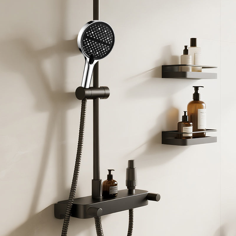 🚿Pommeau de douche à effet pluie haute pression réglable – Inclinaison à 360°, surface facile à nettoyer, compatibilité avec les flexibles de douche standard 💧