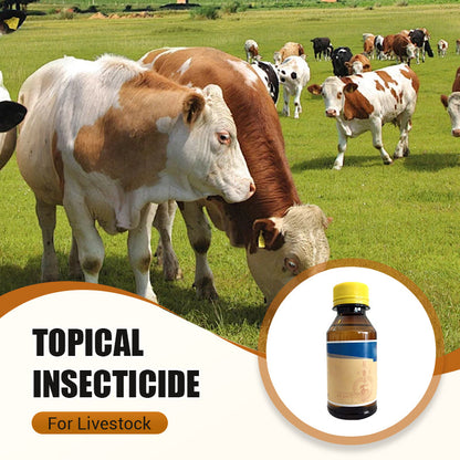 Topisches Insektizid für Nutztiere