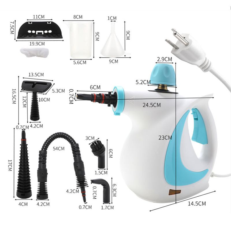✨🌟Der All-in-One Dampfreiniger🌈🌈Spürt hartnäckiges Fett & Bakterien aus Küche, Bad & Auto in 15 Sek. weg💫Kontinuierlich 20 Min. chemiefrei reinigen. Leicht & effizient.