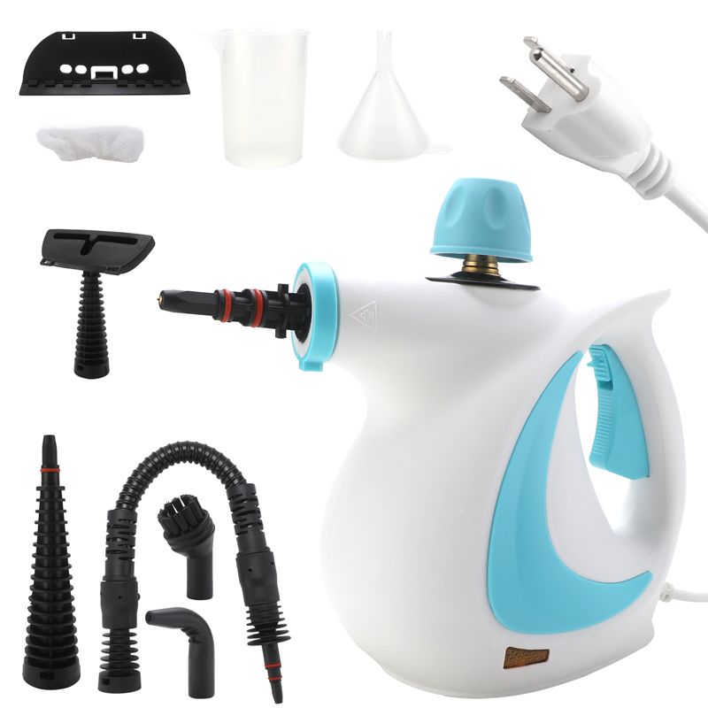 ✨🌟Der All-in-One Dampfreiniger🌈🌈Spürt hartnäckiges Fett & Bakterien aus Küche, Bad & Auto in 15 Sek. weg💫Kontinuierlich 20 Min. chemiefrei reinigen. Leicht & effizient.