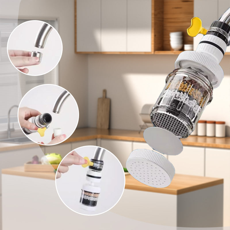 Wasserhahnfilter aus Baumwolle und PP 🚰💧 – Genießen Sie reines und köstliches Wasser bei jedem Glas! 🌿