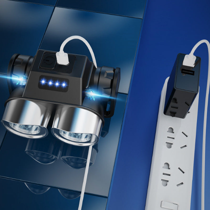 🔦🚲Wasserdichtes, wiederaufladbares LED-Fahrradlicht mit Clip✨