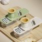 3-in-1-Mandoline-Hobel mit Behälter