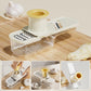 3-in-1-Mandoline-Hobel mit Behälter