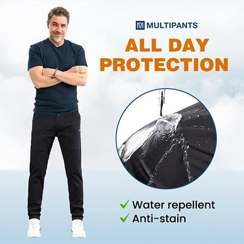 Über 50.000 Stück verkauft!🔥MultiPants – Hochflexible, strapazierfähige Cargohose mit mehreren Taschen
