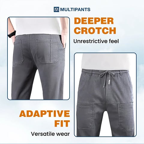Über 50.000 Stück verkauft!🔥MultiPants – Hochflexible, strapazierfähige Cargohose mit mehreren Taschen