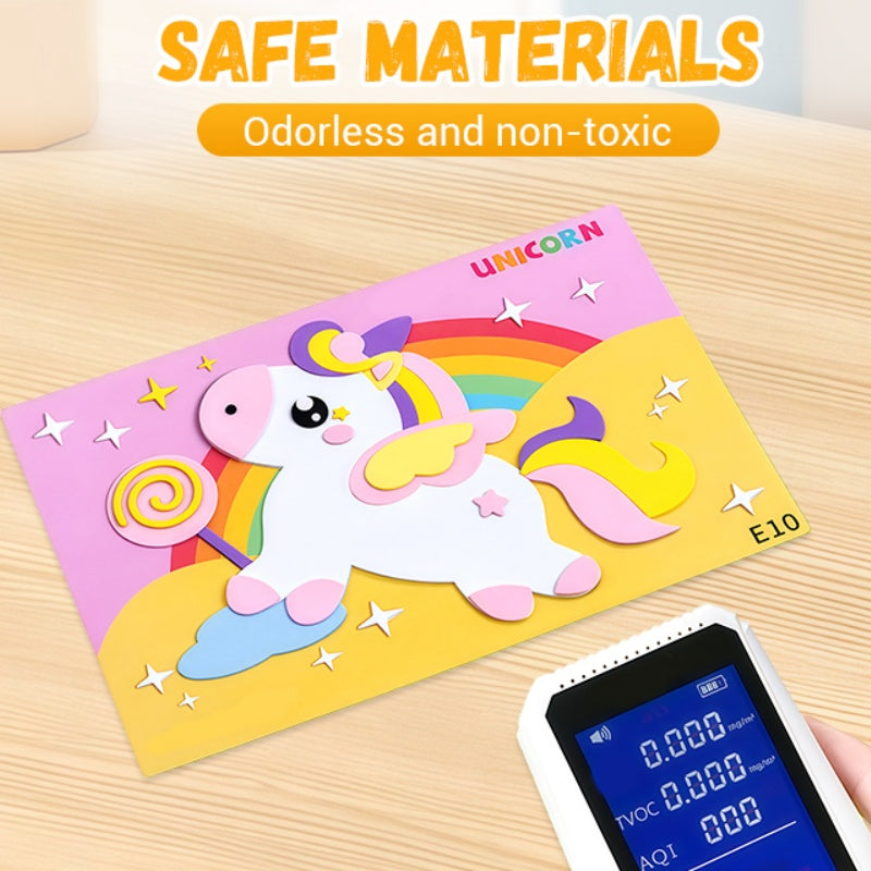Kinder DIY 3D EVA Sticker Bastelset