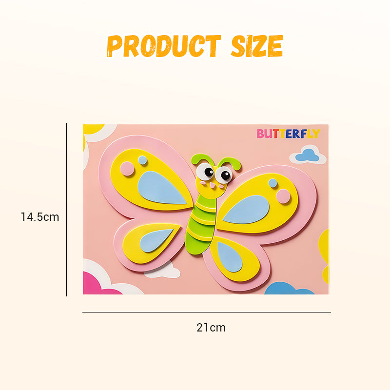 Kinder DIY 3D EVA Sticker Bastelset