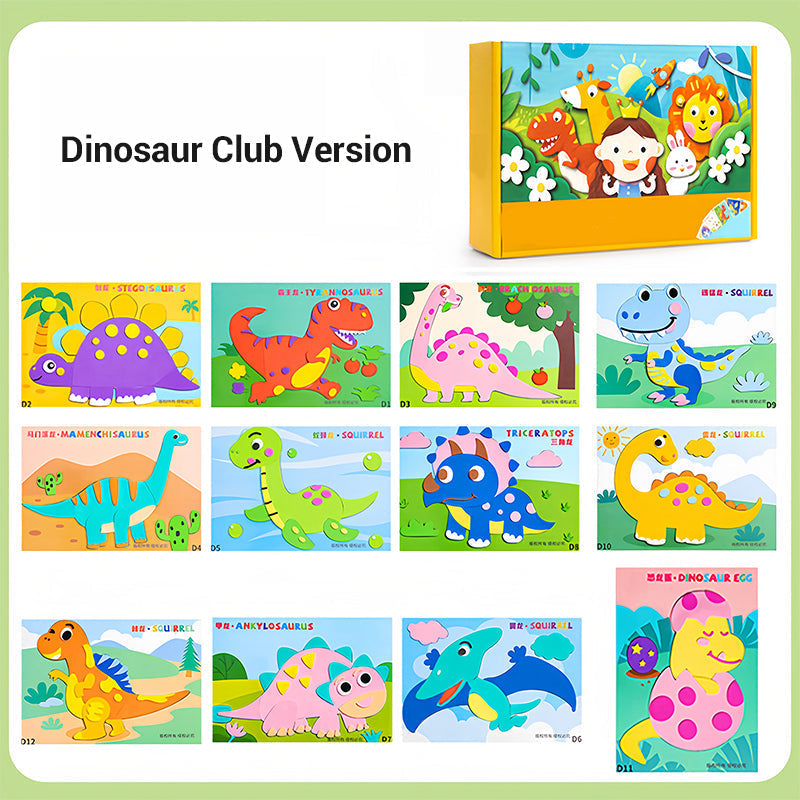 Kinder DIY 3D EVA Sticker Bastelset