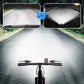 Wasserdichter, wiederaufladbarer Fahrradscheinwerfer mit Clip