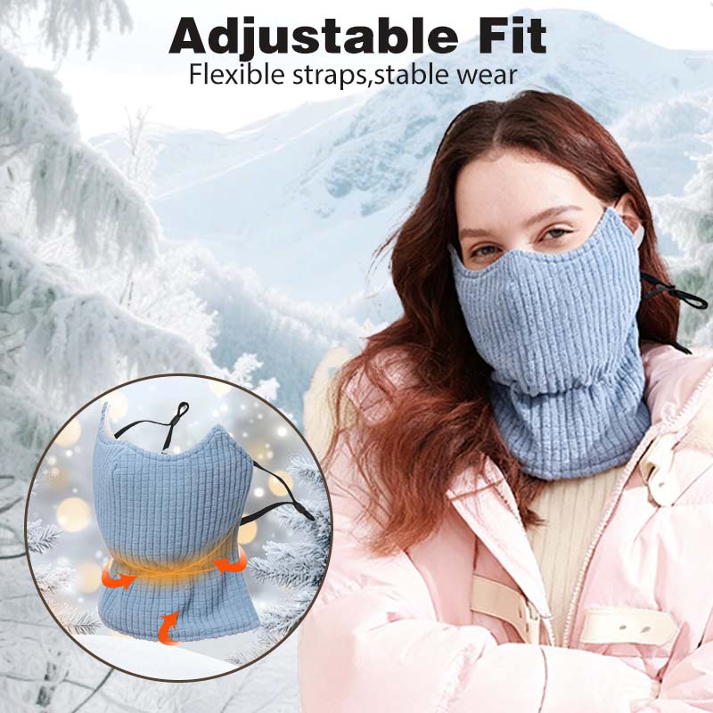 Winddichte, verstärkte Gesichtsmaske für Frauen
