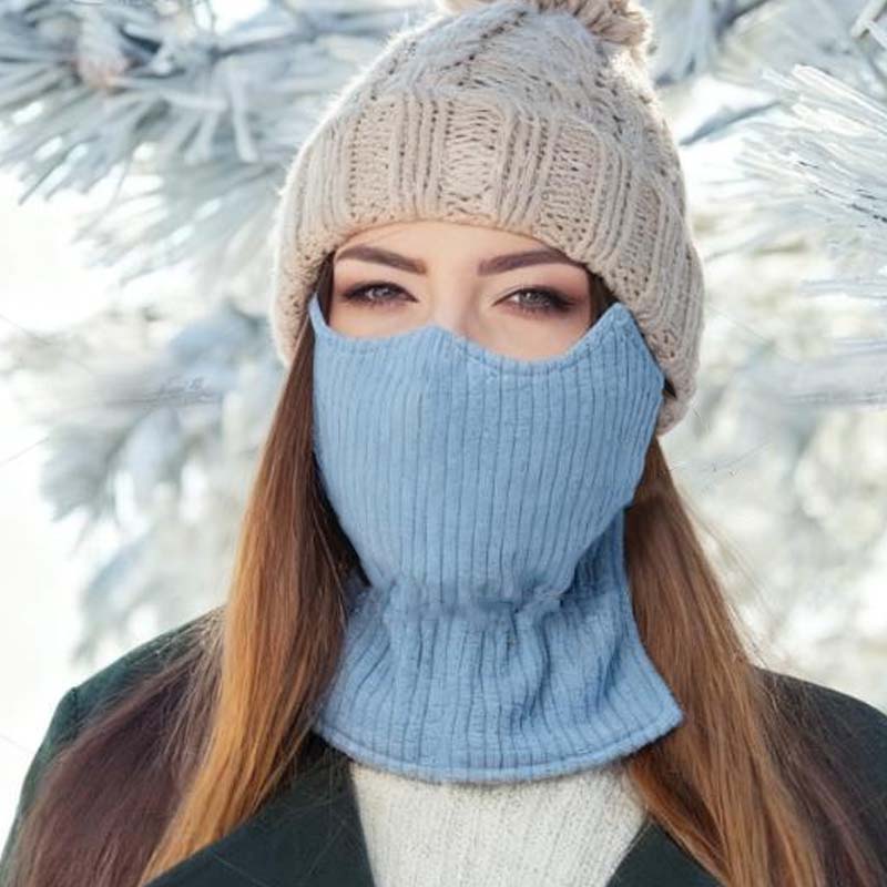 Winddichte, verstärkte Gesichtsmaske für Frauen