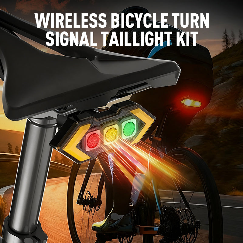 ⚡⚡Kabelloses Blinker-Set für das Heck Ihres Fahrrads🛠️🔥