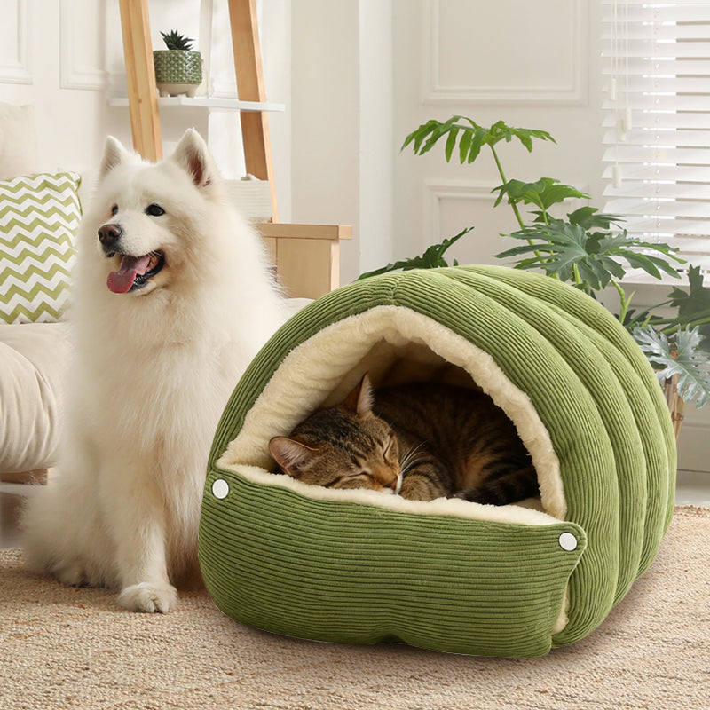 📢49 % Rabatt!!! 🐶🐱Wärme, kuscheliger Komfort, Plüsch-Haustierhöhle