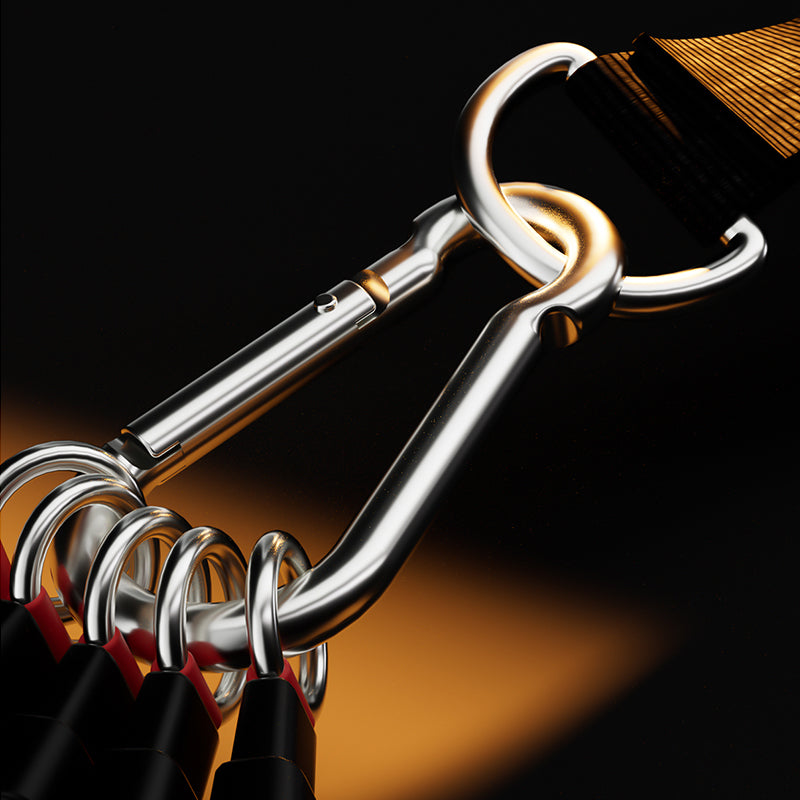 13-teiliges Widerstandsbandset mit Griff für das Heimfitnessstudio