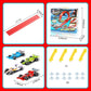 🎁Frühweihnachtlicher Sonderverkauf 50% Rabatt🎅🏎️DIY-Rennbahn für Kinder aus Aluminiumlegierung mit Saugnäpfen