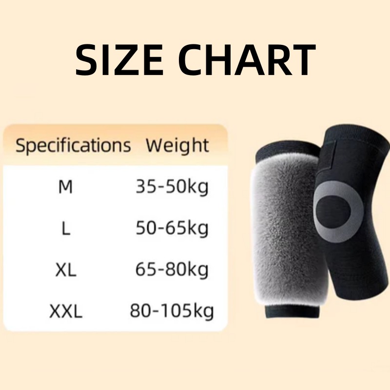 🏆👍Warme rutschfeste Plüsch-Knieschoner für den Winter🌿🌿