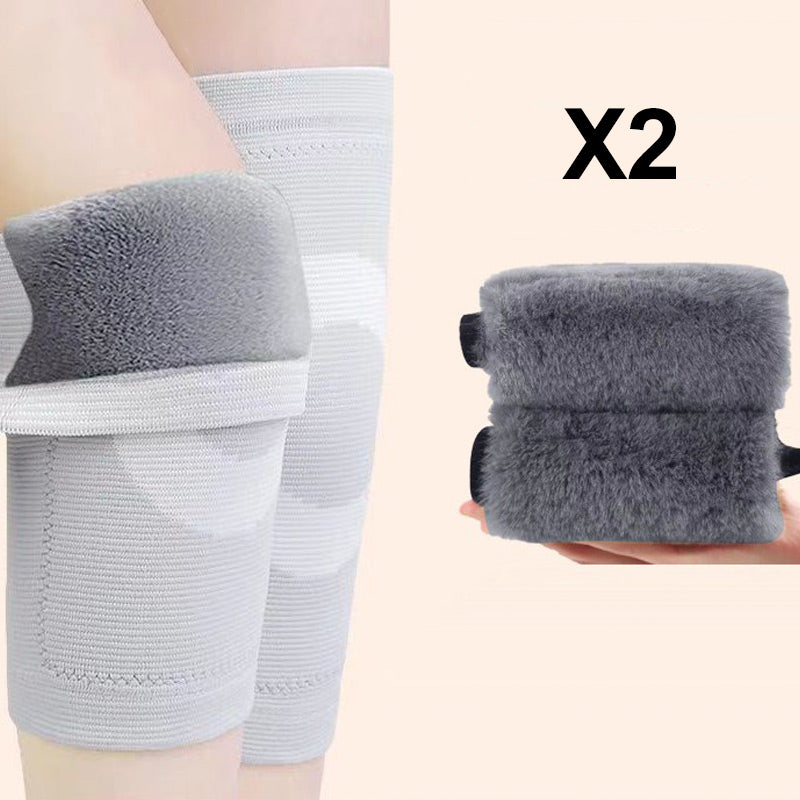 🏆👍Warme rutschfeste Plüsch-Knieschoner für den Winter🌿🌿
