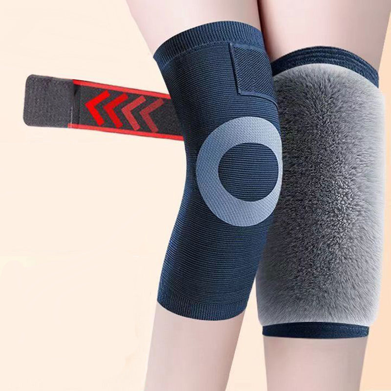 🏆👍Warme rutschfeste Plüsch-Knieschoner für den Winter🌿🌿