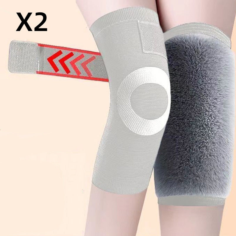 🏆👍Warme rutschfeste Plüsch-Knieschoner für den Winter🌿🌿