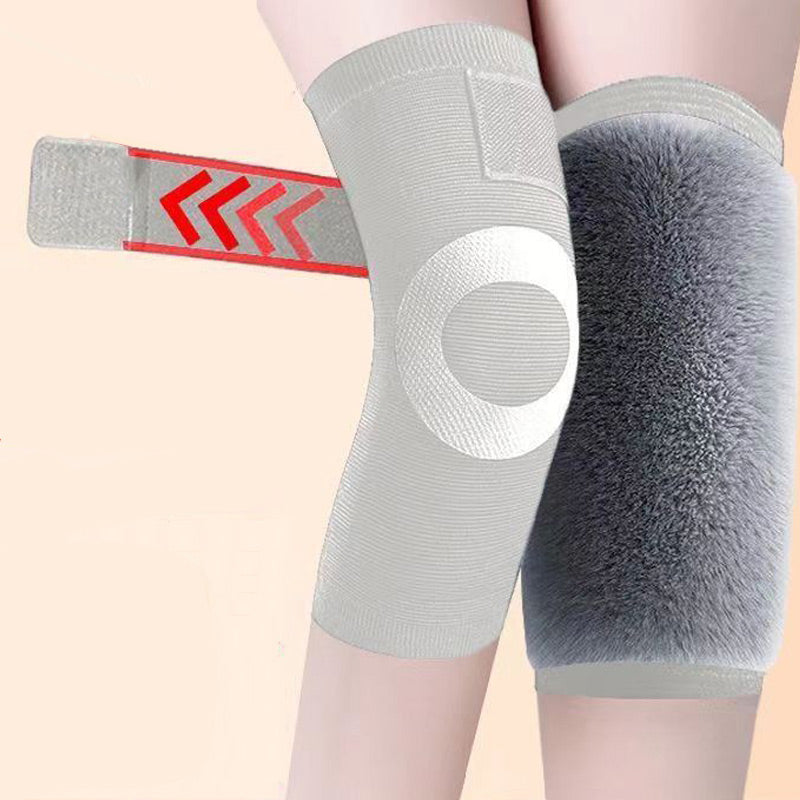 🏆👍Warme rutschfeste Plüsch-Knieschoner für den Winter🌿🌿