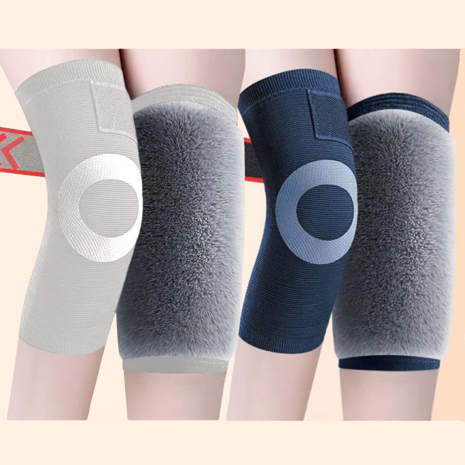 🏆👍Warme rutschfeste Plüsch-Knieschoner für den Winter🌿🌿