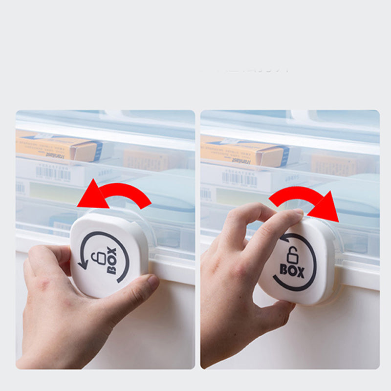 🌿🌿Mehrstöckige Familien-Medizinkiste mit großem Fassungsvermögen🏆👍