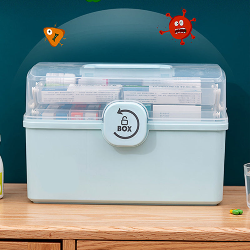 🌿🌿Mehrstöckige Familien-Medizinkiste mit großem Fassungsvermögen🏆👍