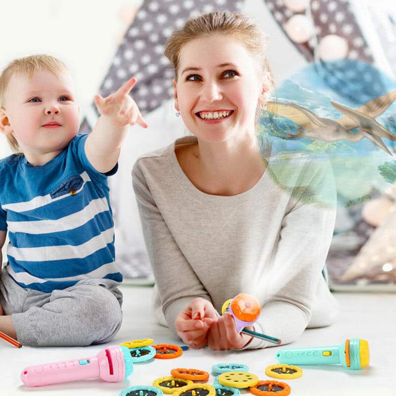 Pädagogische Projektionstaschenlampe für Kinder