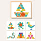 Magnetisches Puzzlespiel aus Holz mit Motiven