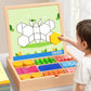 Magnetisches Puzzlespiel aus Holz mit Motiven