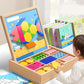 Magnetisches Puzzlespiel aus Holz mit Motiven