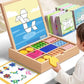 Magnetisches Puzzlespiel aus Holz mit Motiven