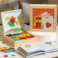 Magnetisches Puzzlespiel aus Holz mit Motiven